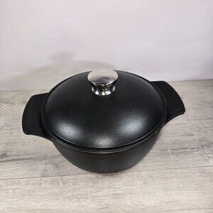 Tramontina Lyon 3 Quart Dutch Oven Black PFOA Free Nonstick Oven Safe